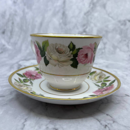 Royal Worcester Royal Garden Cup and Saucer Set TD1