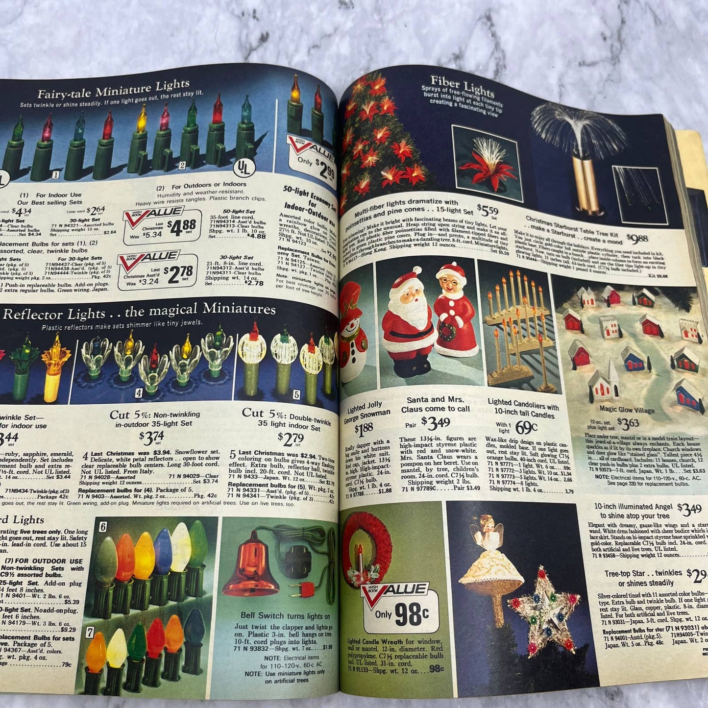 Original 1972 SEARS Christmas Wish Book Catalog Toys Barbie Hot Wheels Pooh S4