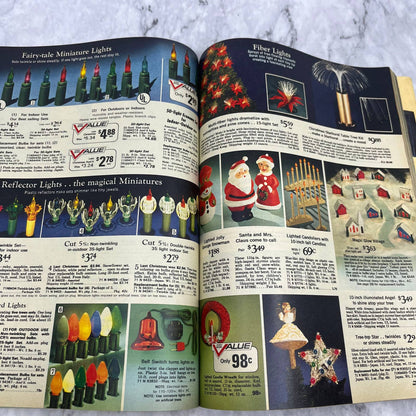 Original 1972 SEARS Christmas Wish Book Catalog Toys Barbie Hot Wheels Pooh S4