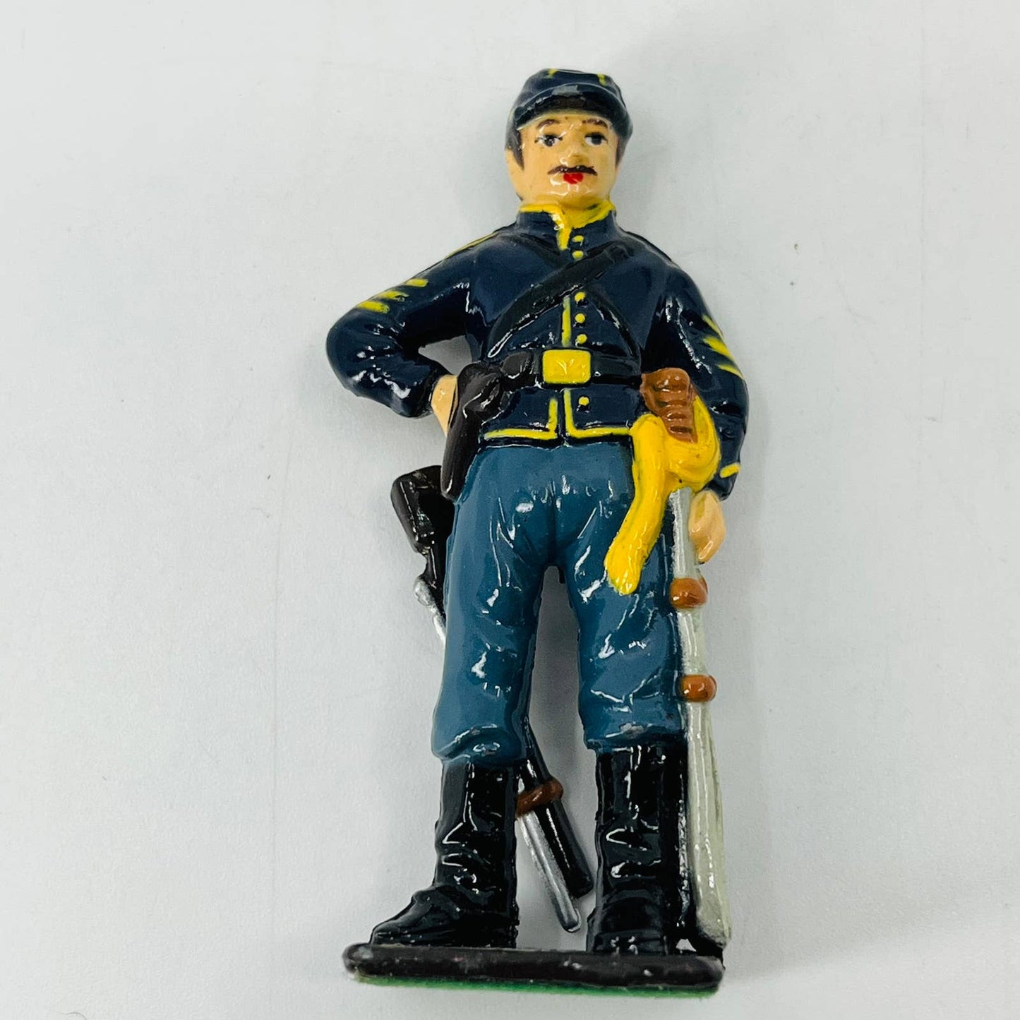 Vintage Civil War USA Calvary Union Toy Metal Soldier SB5