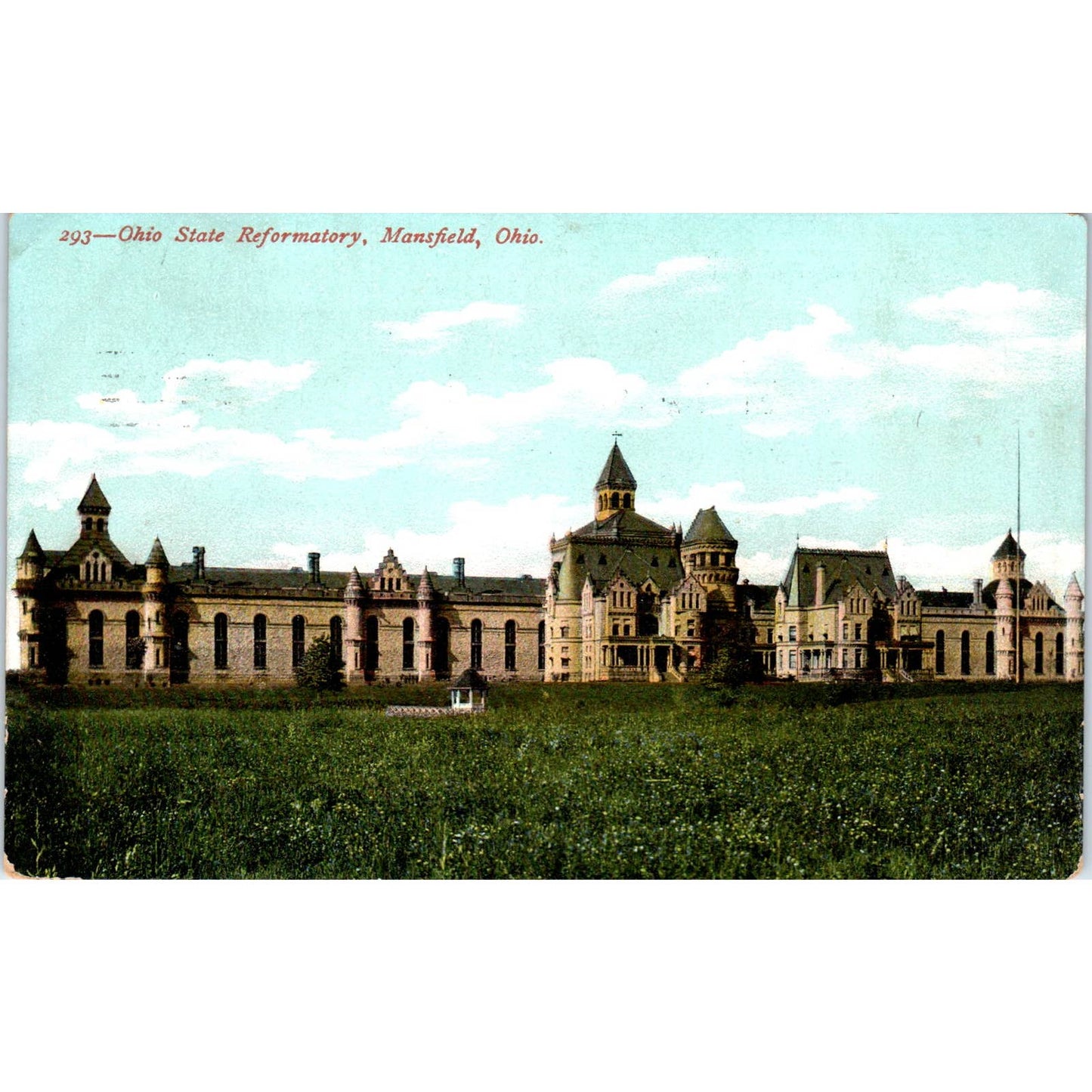 Antique Postcard Ohio State Reformatory Mansfield OH TD8-O2