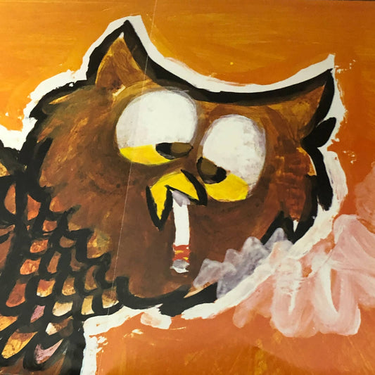 Rare 1970s Anti-Smoking School Poster This is Not a Wise Owl 21 x 16” AC9