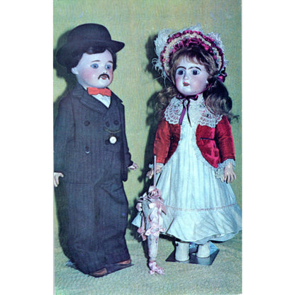 Antique French Collector's Dolls Jumeau Original Postcard PB6