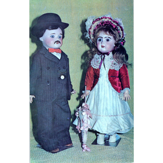 Antique French Collector's Dolls Jumeau Original Postcard PB6