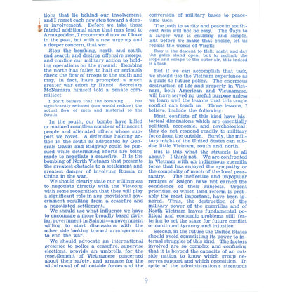 The Congressional Record Apr 25 1967 George McGovern Address on Vietnam B13
