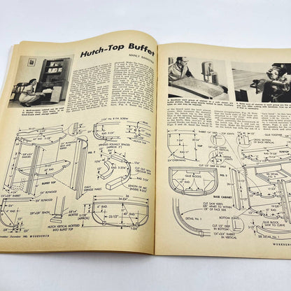 1962 Nov-Dec Workbench Magazine MCM Furniture Fir Plywood Finishes TF9