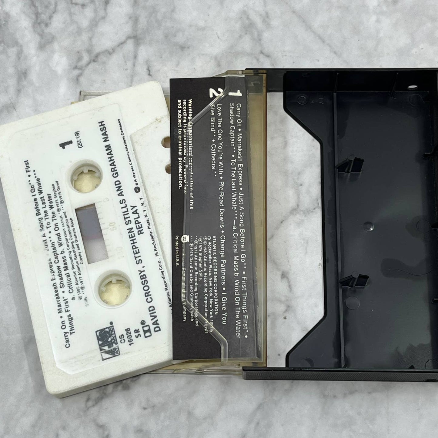 David Crosby, Stephen Stills, Graham Nash ~ Replay Cassette Tape TB5-14