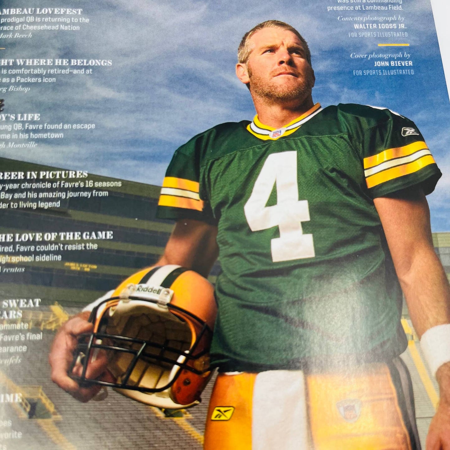 SPORTS ILLUSTRATED GREEN BAY PACKERS 2015 BRETT FAVRE COMMEMORATIVE NEW BA3
