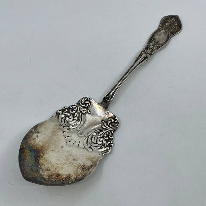 1910 WM Rogers AA Cake Pie Server Orange Blossom Pattern 8.5” SE1