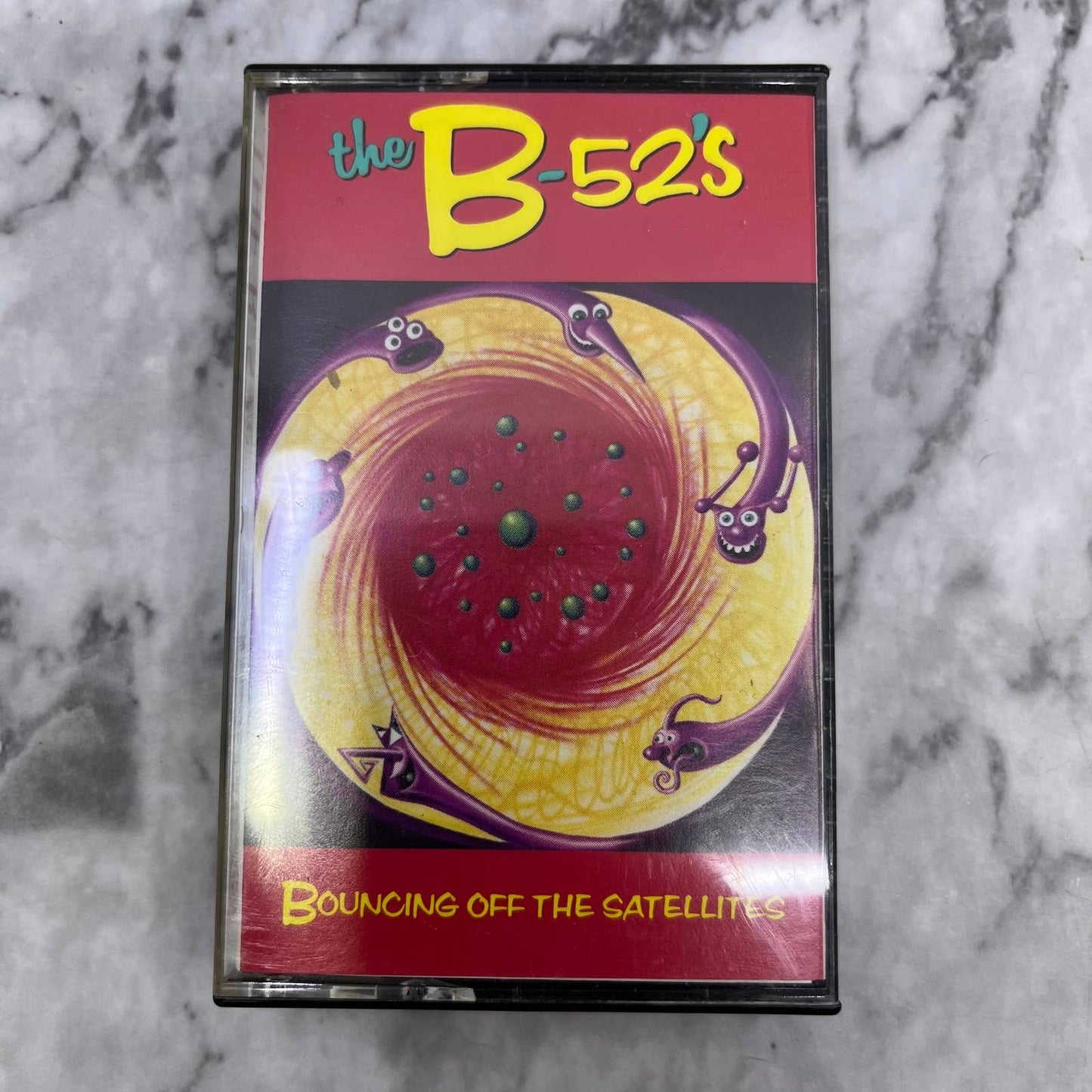 The B-52s Bouncing Off The Satellites Cassette Tape TD9-63
