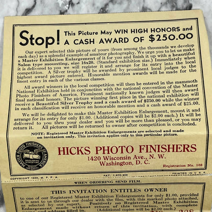 1930s Master Photo Finishers Amateur Photo Exhibition Wedding TJ9-PG7