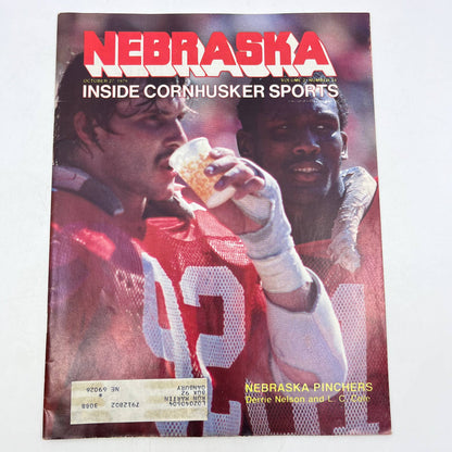 1979 Oct 27 Nebraska Inside Cornhusker Sports Magazine Derrie Nelson LC Cole TH7